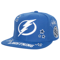 Men's - Mitchell & Ness Lightning All Out Snapback - Blue/White