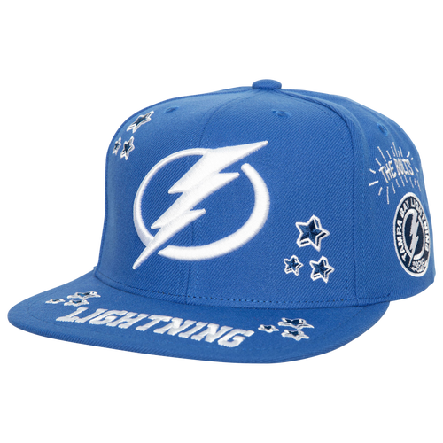 

Mitchell & Ness Mens Tampa Bay Lightning Mitchell & Ness Lightning All Out Snapback - Mens Blue/White Size One Size