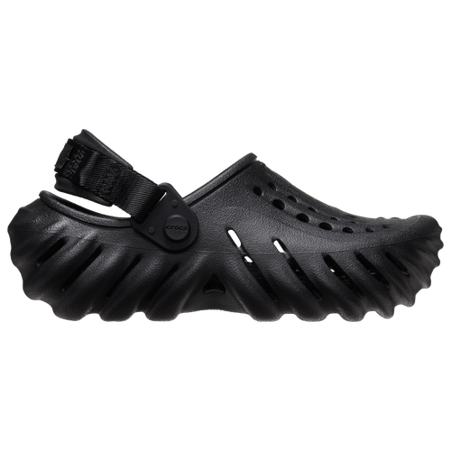 Crocs Boys Echo Clogs - Boys' Grade School Shoes - Black / Black Size 5.0