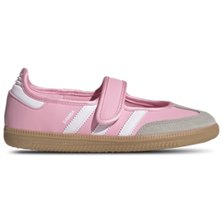 Girls' Grade School - adidas Originals Samba Jane  - Light Pink/Gum/White