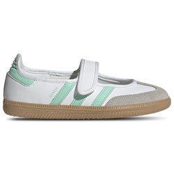 Girls' Grade School - adidas Originals Samba Jane  - Easy Green/Ftwr White