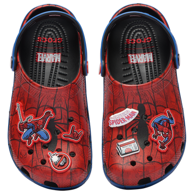 Crocs Classic Clogs Spider-Man Grade School - RED/BLUE