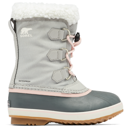 Girls' Grade School - Sorel Yoot Pac Nylon Boots  - Grey/White/Brown