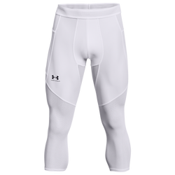 Men's - Under Armour ISOchill Compression 3/4 Tights  - White/Black