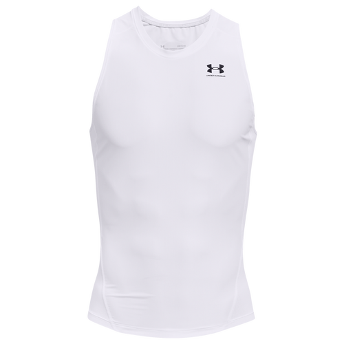 Under Armour Logo-print Vest In White/black