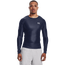Under Armour ISOchill Compression L/S Top - Men's Midnight Navy/White