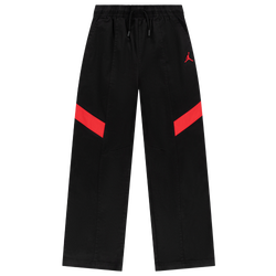 Boys' Grade School - Jordan Play Your Way Opn Hem Pants  - Black/Red