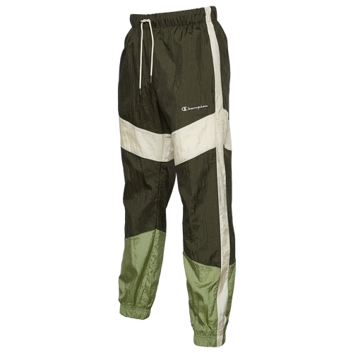 

Champion Mens Champion Woven Track Pants - Mens Green/Olive Size M