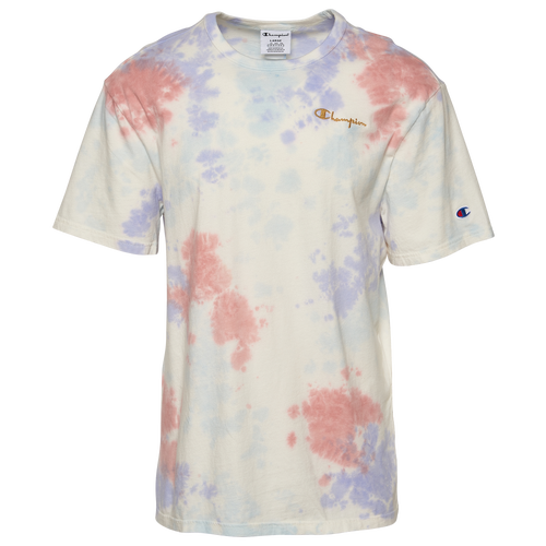 

Champion Mens Champion Sunwash Dye T-Shirt - Mens Blue/Multi Size XS