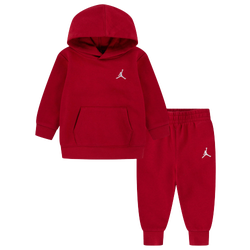 Boys' Infant - Jordan Brooklyn Fleece Pullover Set - Gym Red/Red