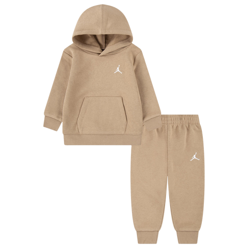 

Jordan Boys Jordan Brooklyn Fleece Pullover Set - Boys' Infant Hemp/Hemp Size 12MO