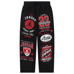 Boys' Grade School - Jordan I23 Highway Fleece Pants  - Black/Red