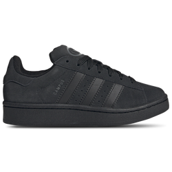 Boys' Grade School - adidas Originals Campus OOs  - Black/Black/White