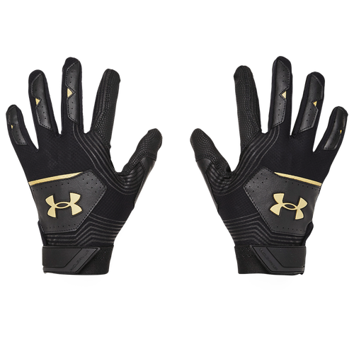 

Under Armour Mens Under Armour Clean Up 21 Batting Glove - Mens Black/Black/Graphite Size M