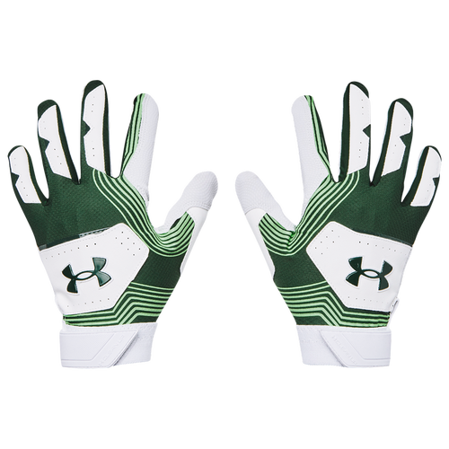 

Under Armour Mens Under Armour Clean Up 21 Batting Glove - Mens Forest Green/White/Forest Green Size S