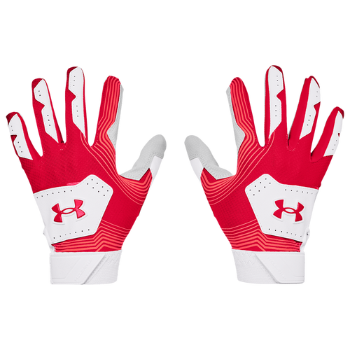 

Under Armour Kids Under Armour Clean Up 21 Batting Glove - Youth Red/White/Red Size L