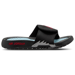 Boys' Grade School - Jordan Hydro 5 Retro  - Black/Fire Red/Silver