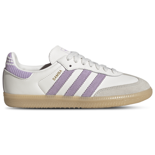GIRLS - adidas Originals Samba OG - Cloud White/Power Plum Gum