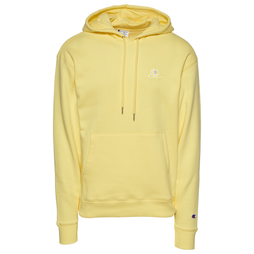 

Champion Mens Champion Fleece Pullover Hoodie - Mens Yellow Size XL