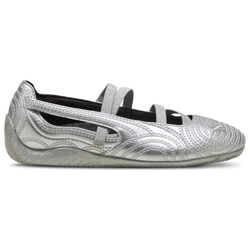Girls' Grade School - PUMA x Wicked Speedcat Ballet Silver Slipper JR  - Cool Mid Grey/Flat Dark Grey/Silver