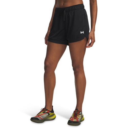  - Under Armour Icon Mesh 5" Short - White/Black