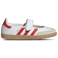 Girls' Grade School - adidas Originals Samba Jane  - Red/White