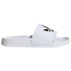 Boys' Grade School - adidas Originals Adilette Lite - White/Black/White
