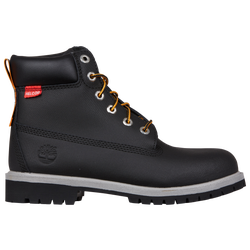 Boys' Grade School - Timberland 6" Premium Waterproof Boots - Black Helcor Leather