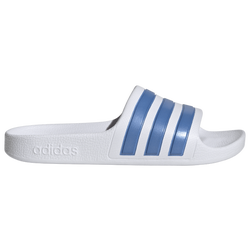 Girls' Grade School - adidas Aqua Slide - White/Silver