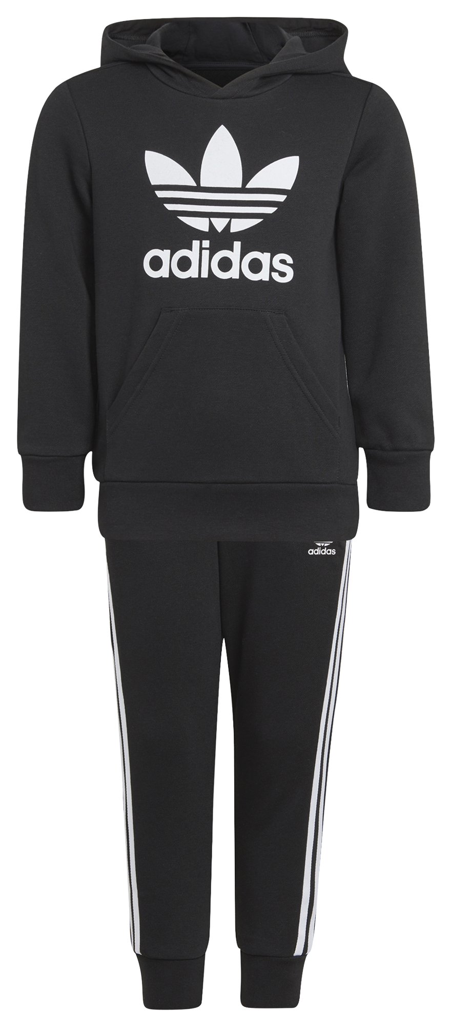 Kids adidas trefoil outlet hoodie