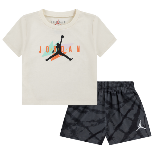 Jordan Festival Tie Dye Shorts Set - Boys' Infant Iron Gray Size 12MO