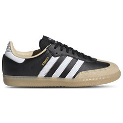 Boys' Grade School - adidas Originals Samba  - White/Black/Beige