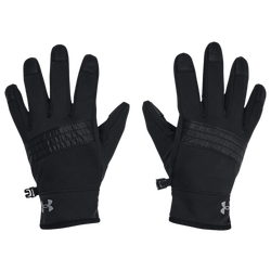 Boys' Grade School - Under Armour Storm Fleece Gloves - Black/Pitch Gray/Black