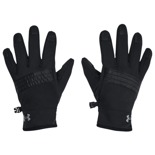 

Boys Under Armour Under Armour Storm Fleece Gloves - Boys' Grade School Black/Pitch Gray/Black Size XL