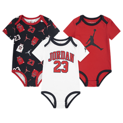 Boys' Infant - Jordan 23 Jersey 3 Pack Bodysuit Set - Black
