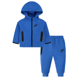 Boys' Infant - Nike Tech Fleece Full-Zip Hoodie Set - Light Photo Blue/Black