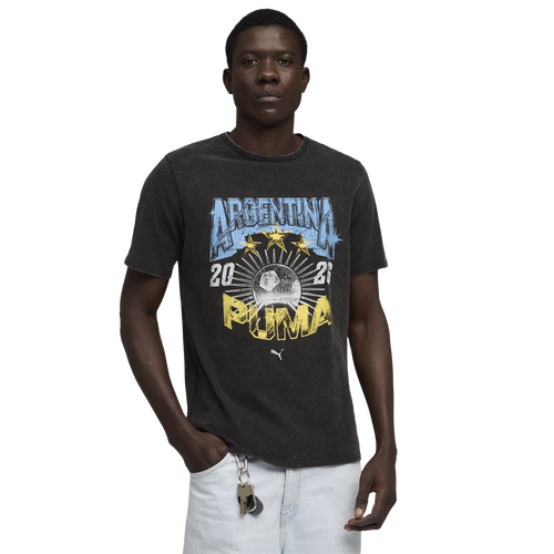 PUMA Fanpack 90s Bespoke Tee - PUMA Black/Team Light Blue