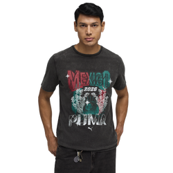 Men's - PUMA Fanpack 90s Bespoke Tee - Black/Wild Green
