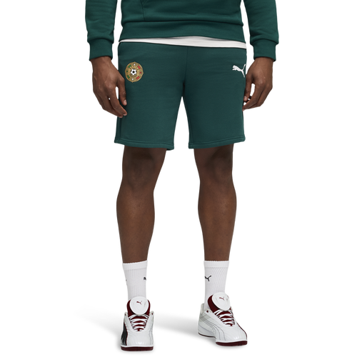  - PUMA Fanpack Mexico Sweat Shorts - Varsity Green/White