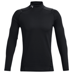 Men's - Under Armour CG Armour Fitted Mock - Black/White