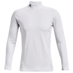 Men's - Under Armour CG Armour Fitted Mock - White/Black