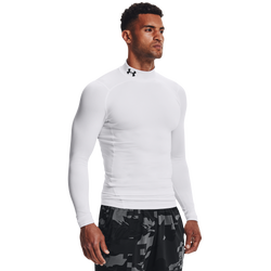 Men's - Under Armour CG Armour Comp Mock - Black/White