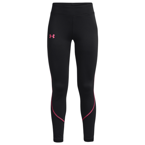 

Girls Under Armour Under Armour ColdGear Leggings - Girls' Grade School Black/Pink Punk Size S