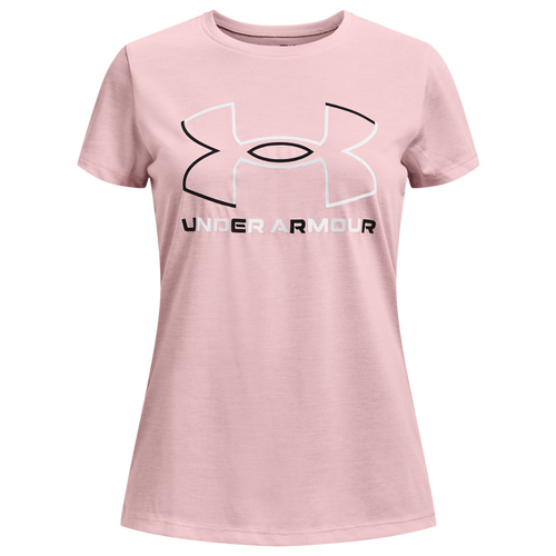 Shop Under Armour Girls   Tech S/s T-shirt In Prime Pink/white