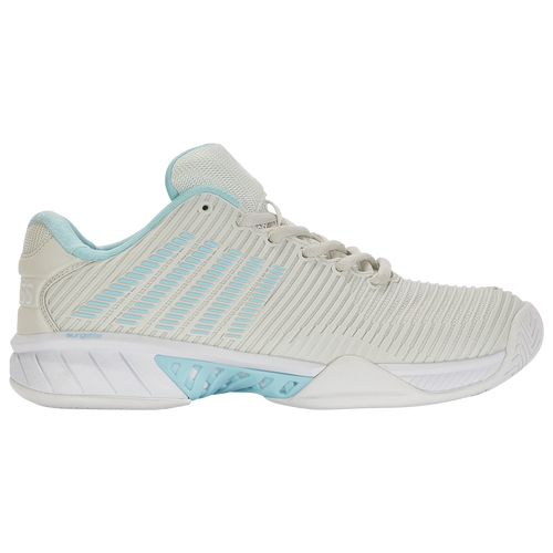 

K-Swiss Womens K-Swiss Hypercourt Express 2 - Womens Tennis Shoes Grey/White/Blue Glow Size 7.5