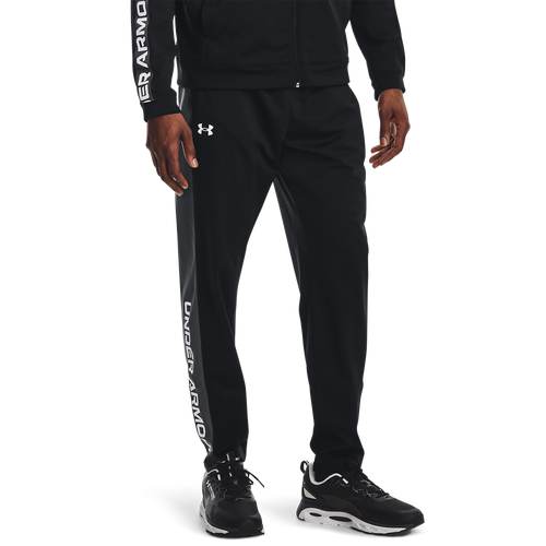 

Under Armour Mens Under Armour Brawler Pants - Mens Black/Pitch Gray/White Size ST