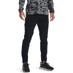 Men's - Under Armour Stretch Woven Pants - Black/Pitch Gray