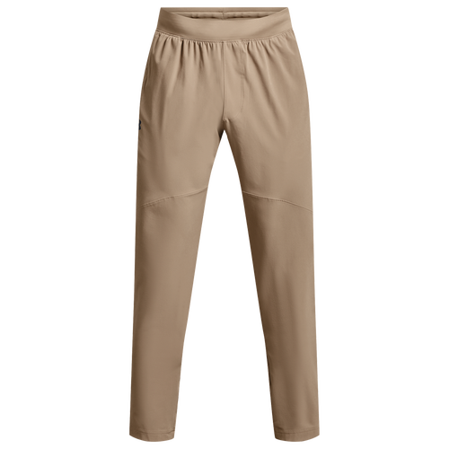 Under Armour Mens Stretch Woven Pants In Sahara/black