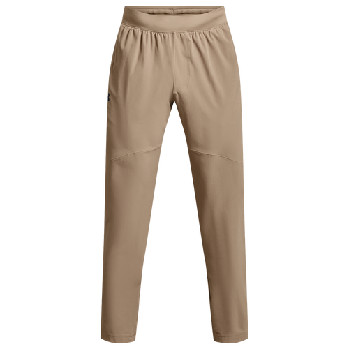 Under Armour Mens  Stretch Woven Pants In Sahara/black