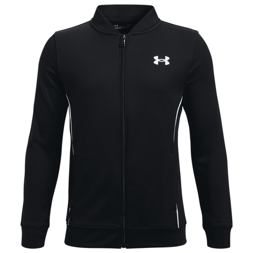 

Under Armour Boys Under Armour Pennant 2 Full-Zip - Boys' Grade School Black/White Size S